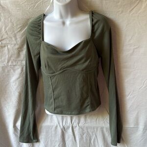 LUSH Clothing Women's Green Blouse